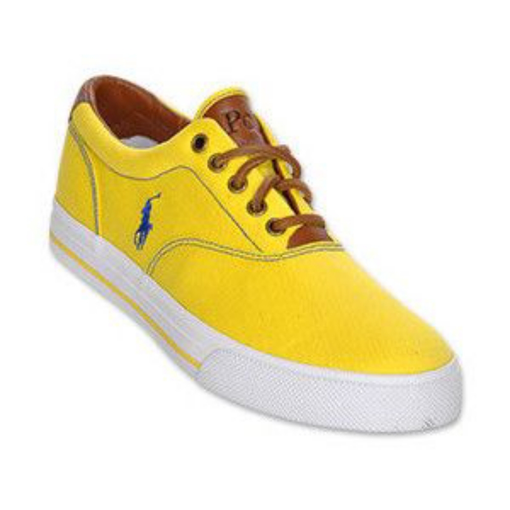 yellow polo shoes